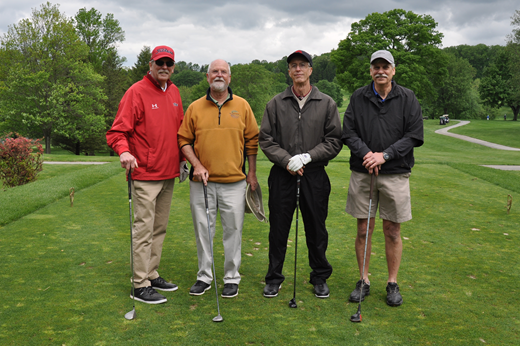 From left to right: Wayne Humphries, Nick Economos, Gene Parry, Brent Humphries